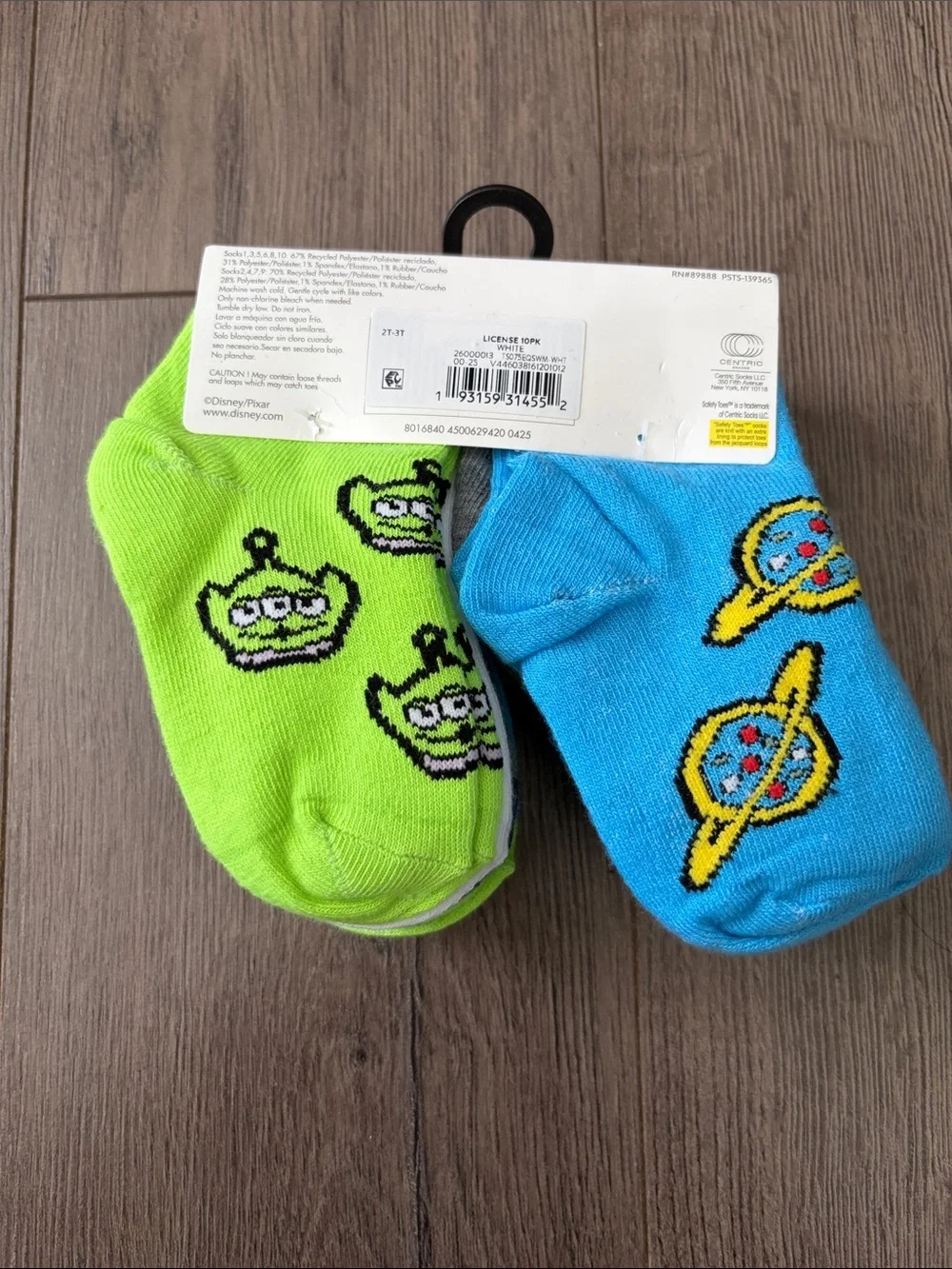NWT Disney Pixar Toy Story Toddler Ankle Socks - Size 2T-3T